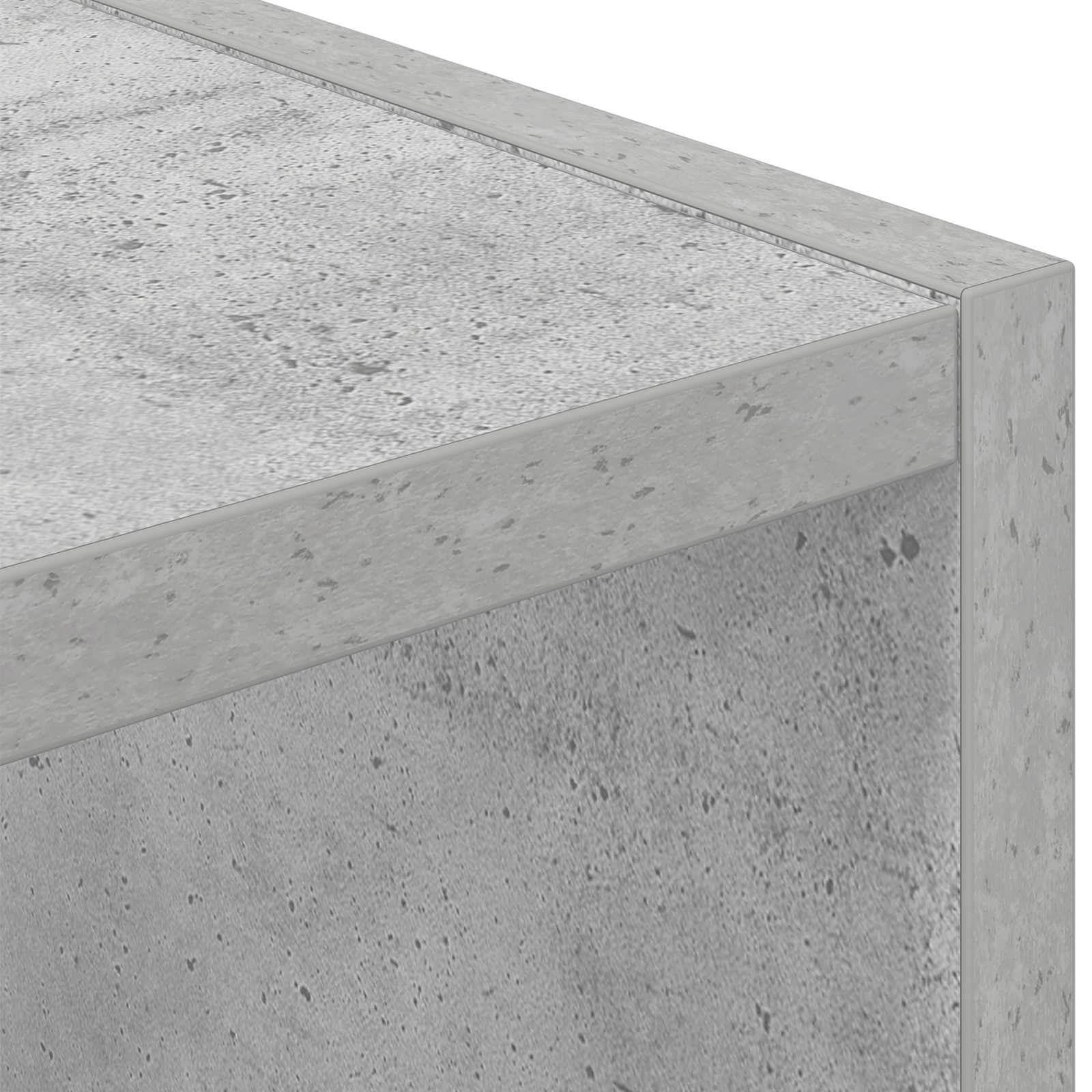Table de chevet avec tiroir 2 pcs Gris béton 35 x 32 x 68,5 cm - XIOS