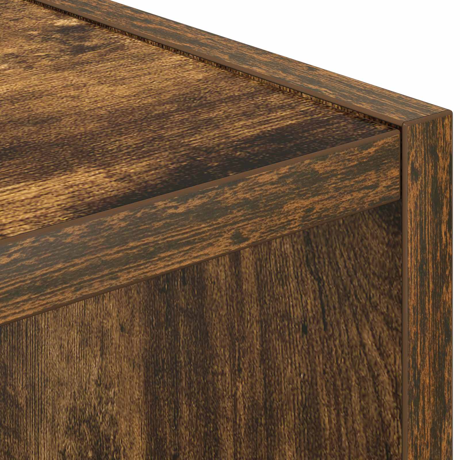 Table de chevet avec tiroir 2 pcs Chêne fumé 35 x 32 x 68,5 cm - XIOS