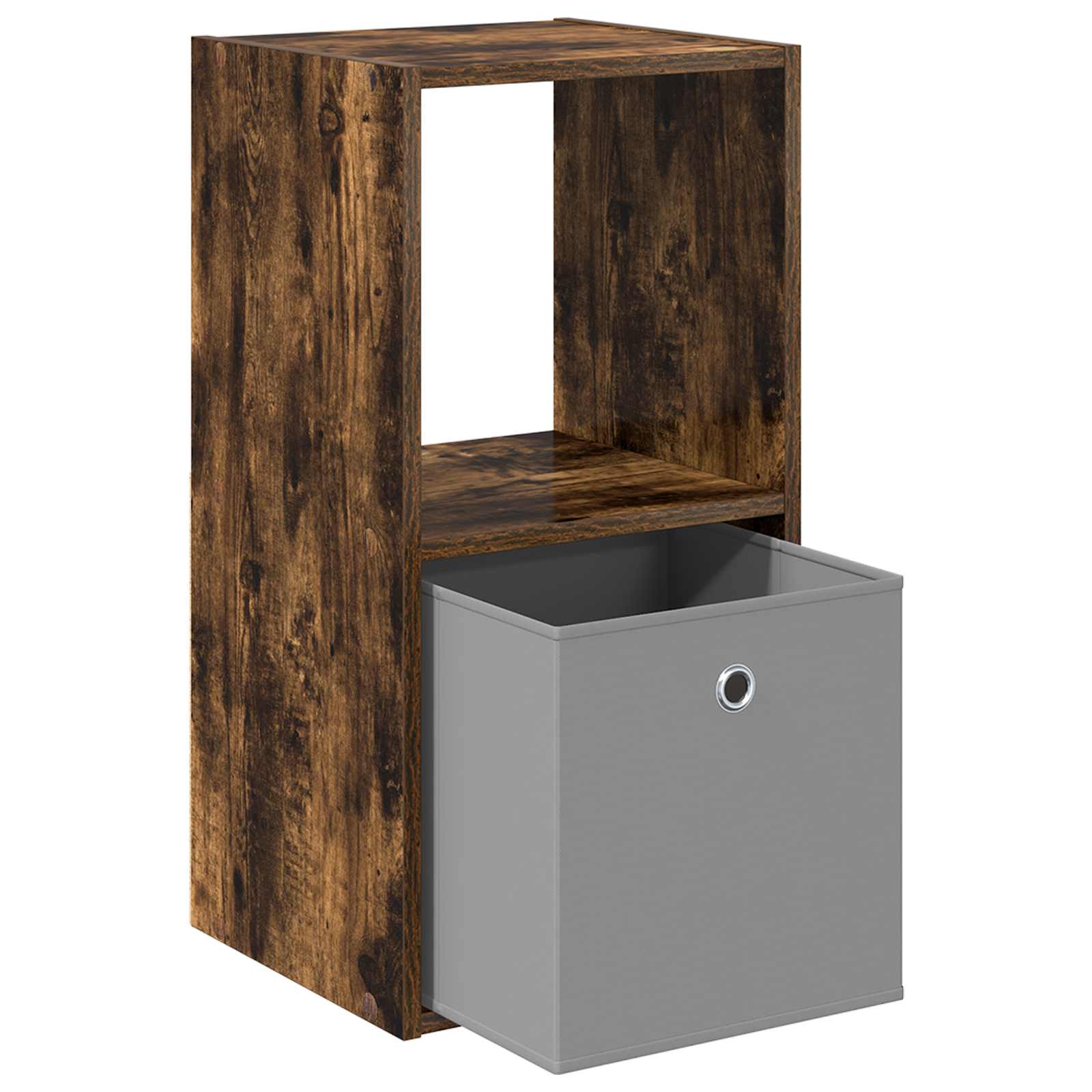 Table de chevet avec tiroir 2 pcs Chêne fumé 35 x 32 x 68,5 cm - XIOS
