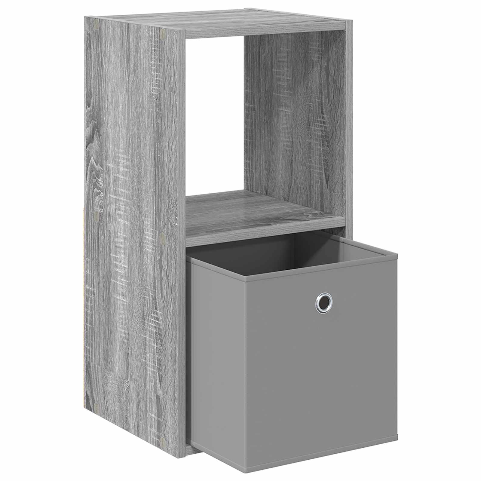 Table de chevet avec tiroir 2 pcs Gris Sonoma 35 x 32 x 68,5 cm - XIOS