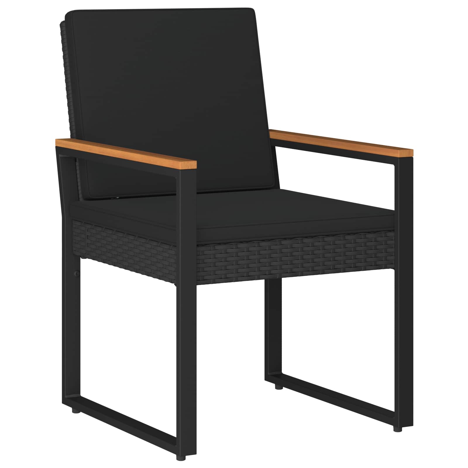 Ensemble de meubles d'extérieur 4 pcs Noir polyrotin - XIOS