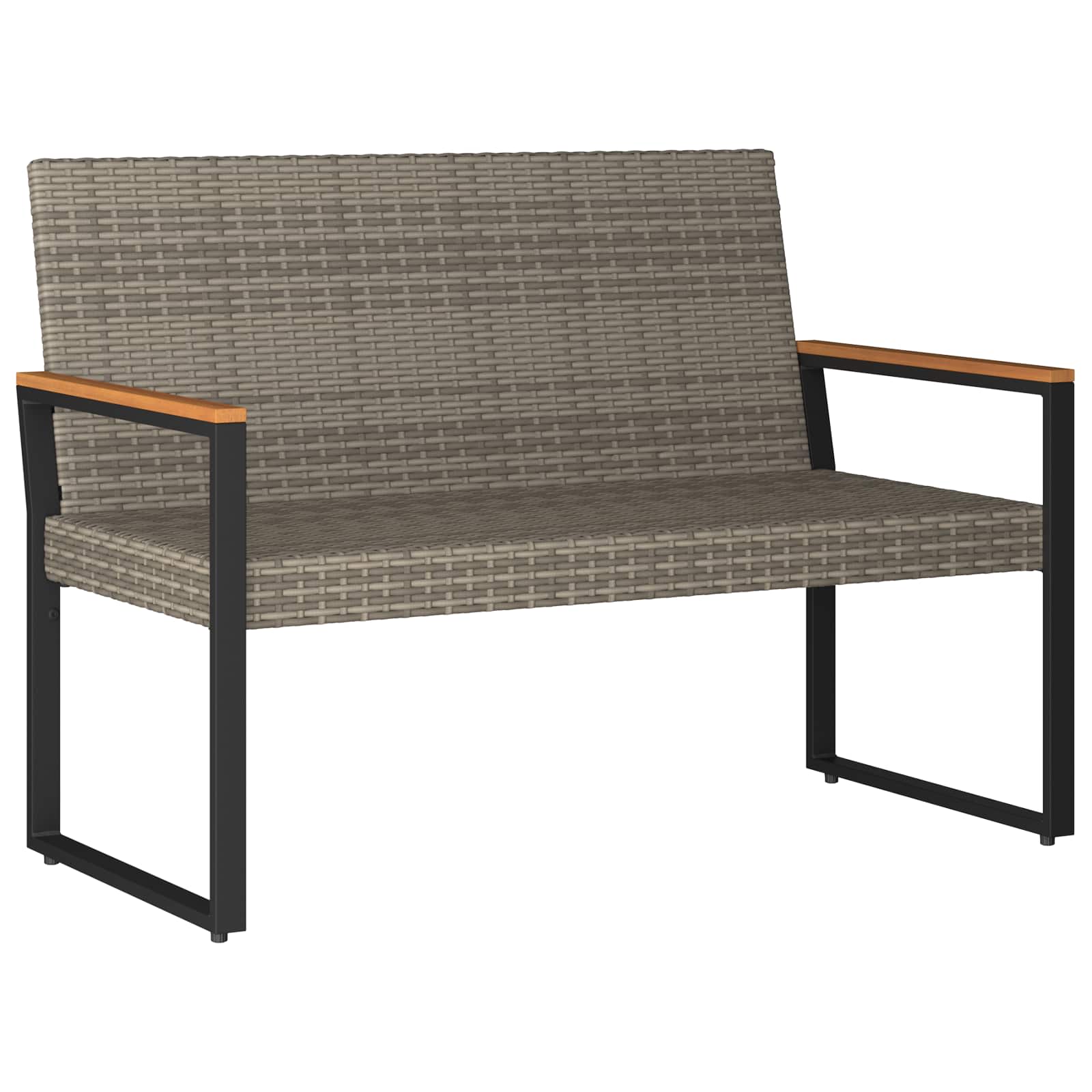 Ensemble de meubles d'extérieur 4 pcs Gris et bleu marine - XIOS