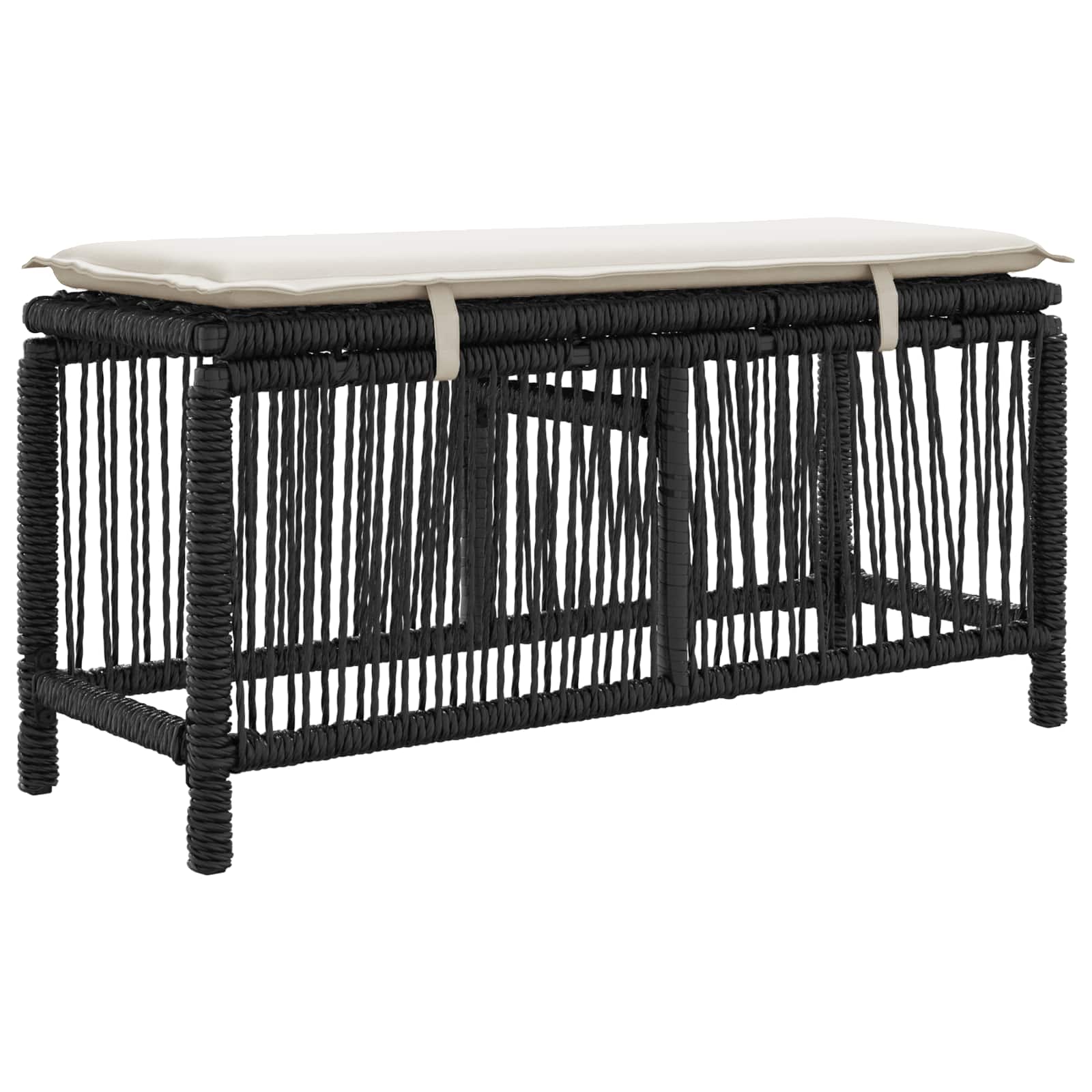 Ensemble de salle à manger pour jardin 3 pcs Beige et crème - XIOS