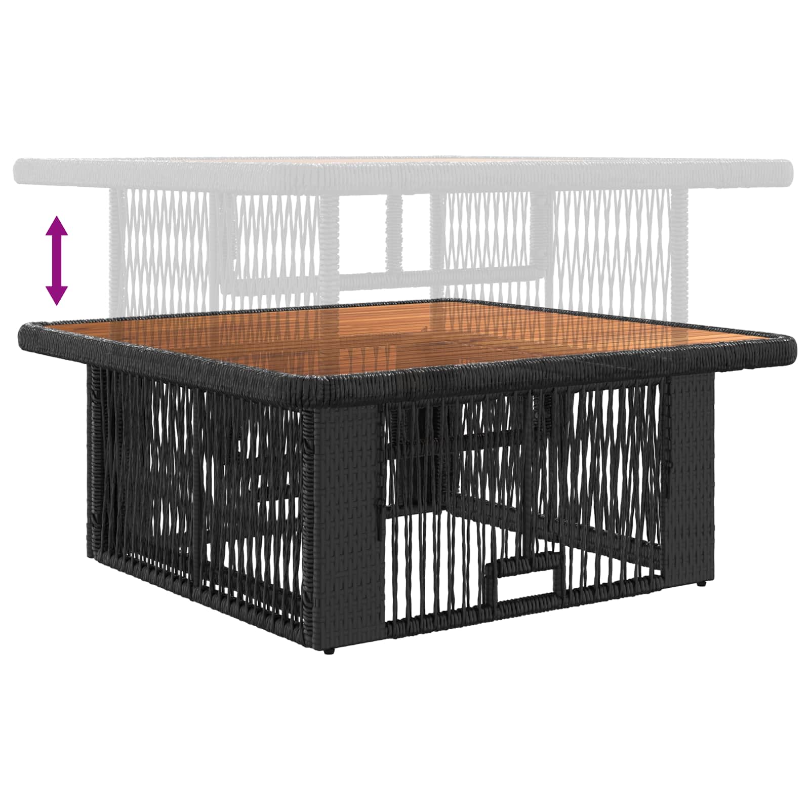 Ensemble de salle à manger pour jardin 3 pcs Beige et crème - XIOS