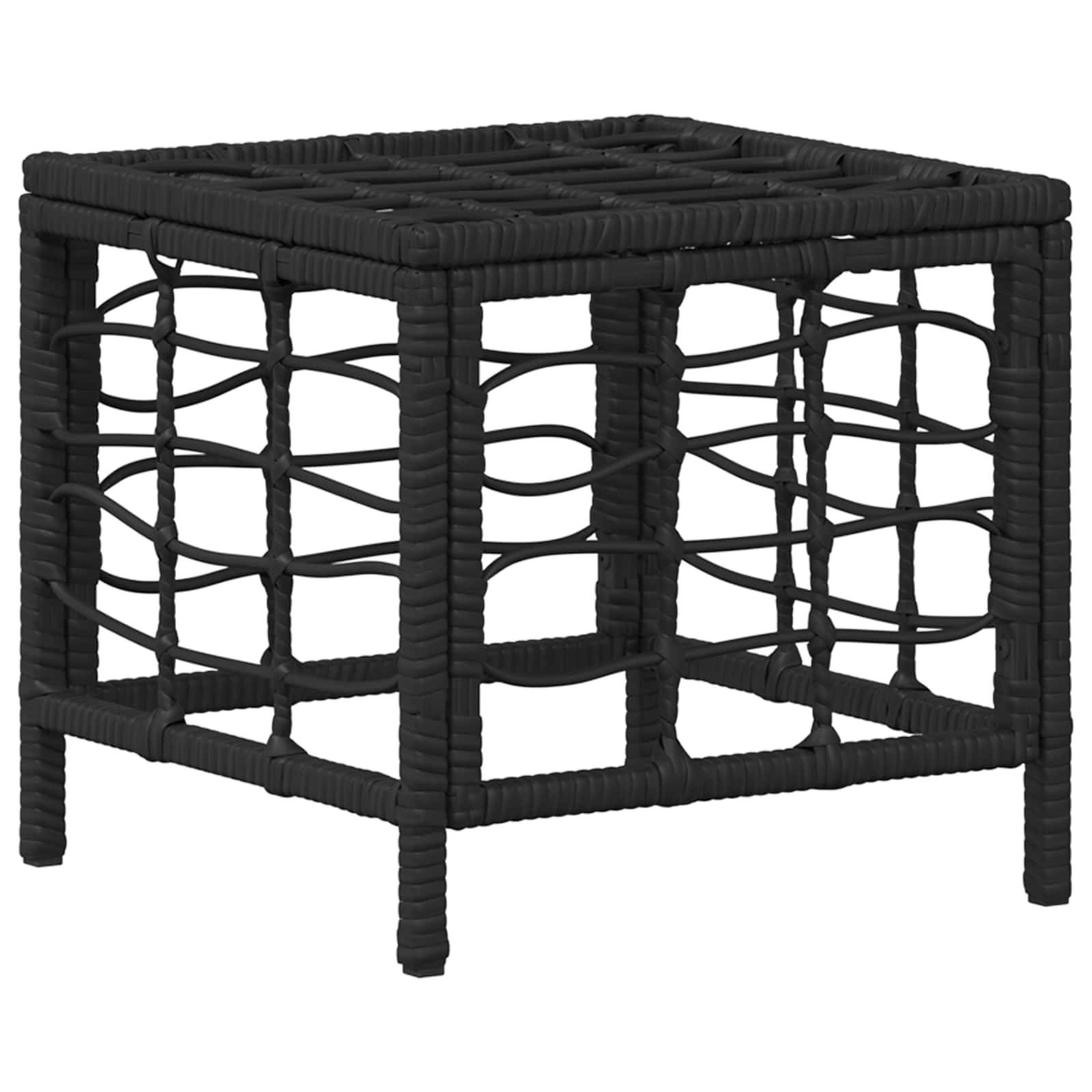 Ensemble de salle à manger pour jardin 3 pcs Noir et gris - XIOS
