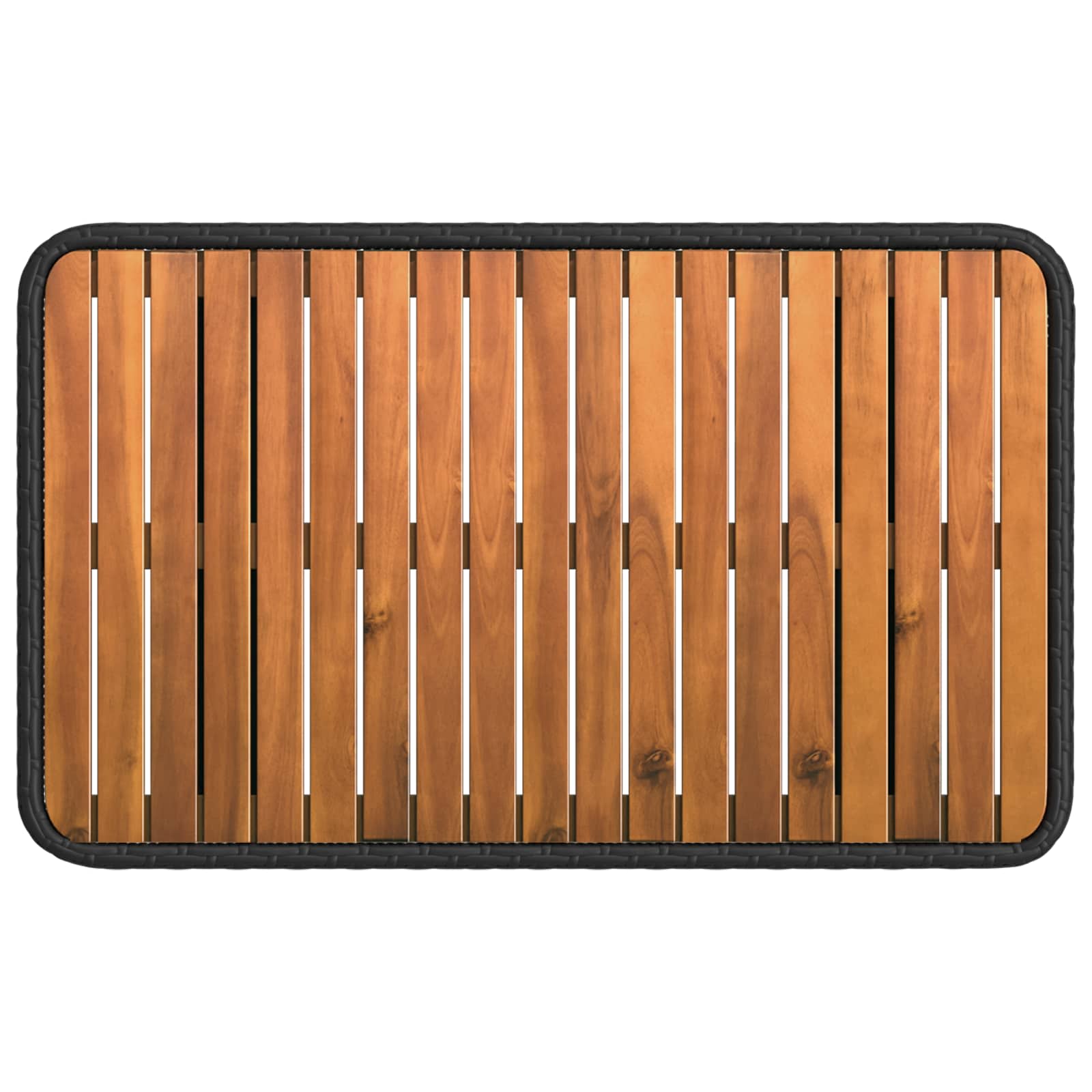 Ensemble de salle à manger pour jardin 3 pcs Noir et gris - XIOS