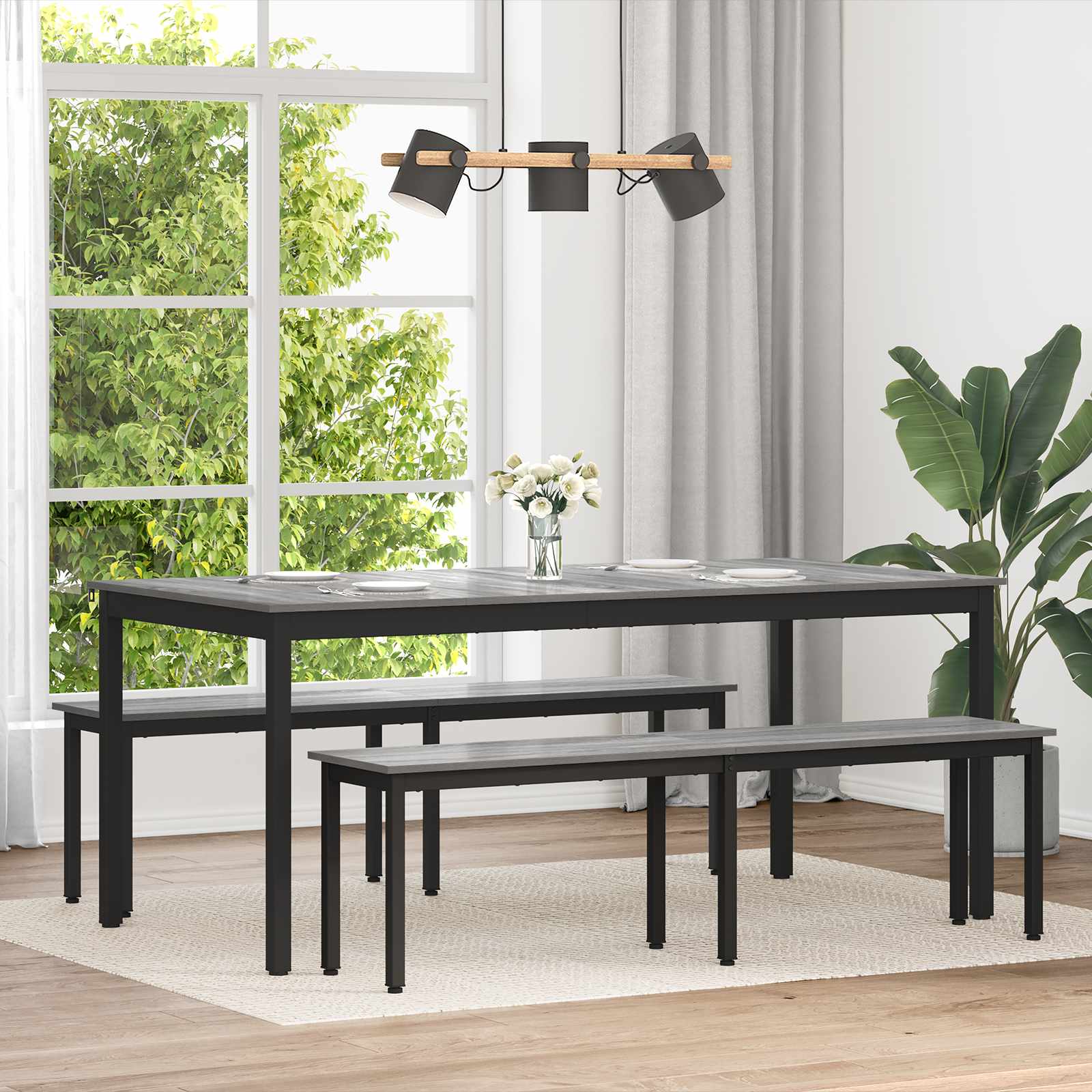 Table de salle à manger / Table de repas Bois d'ingénierie - XIOS