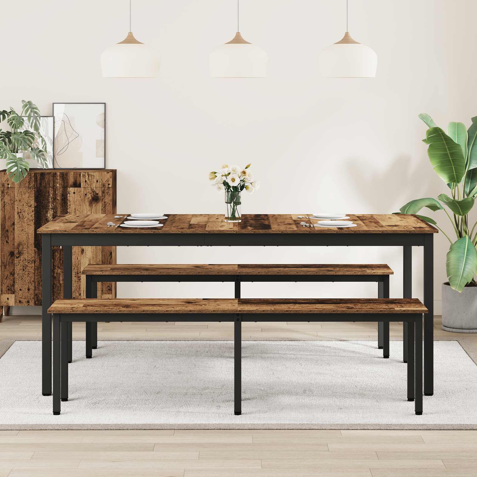 Table de salle à manger / Table de repas Bois d'ingénierie - XIOS