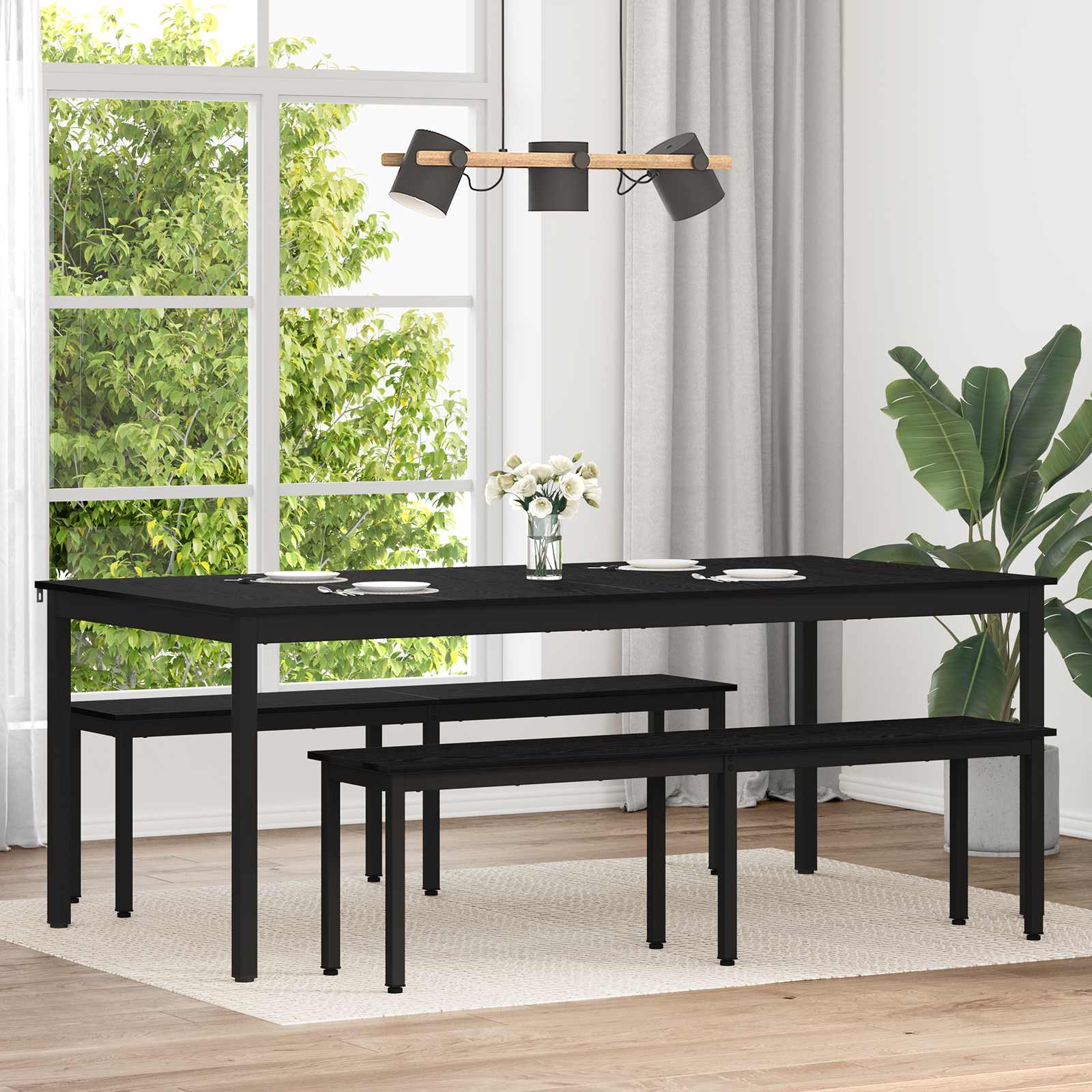 Table de salle à manger / Table de repas 200 x 100 x 75 cm - XIOS