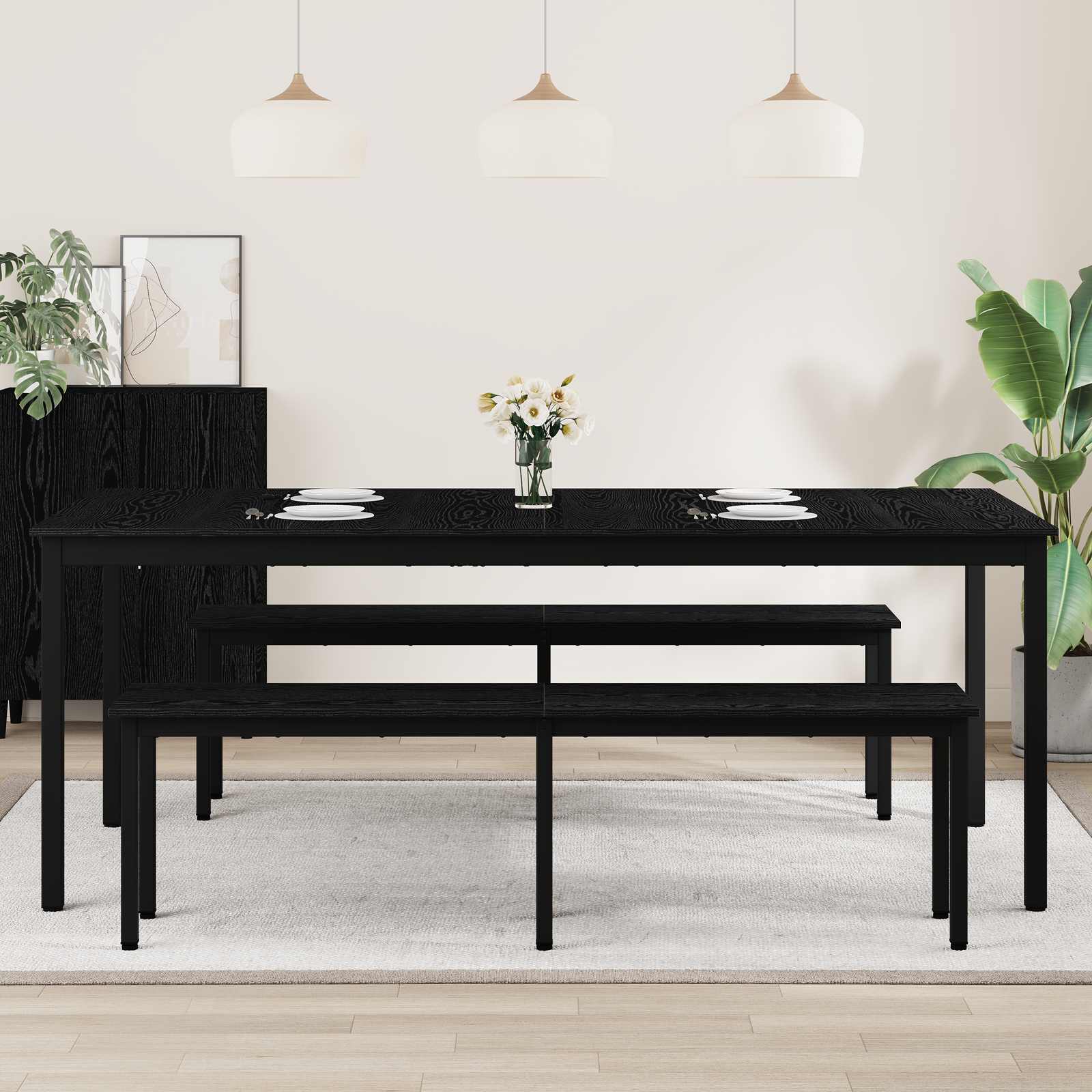 Table de salle à manger / Table de repas 200 x 100 x 75 cm