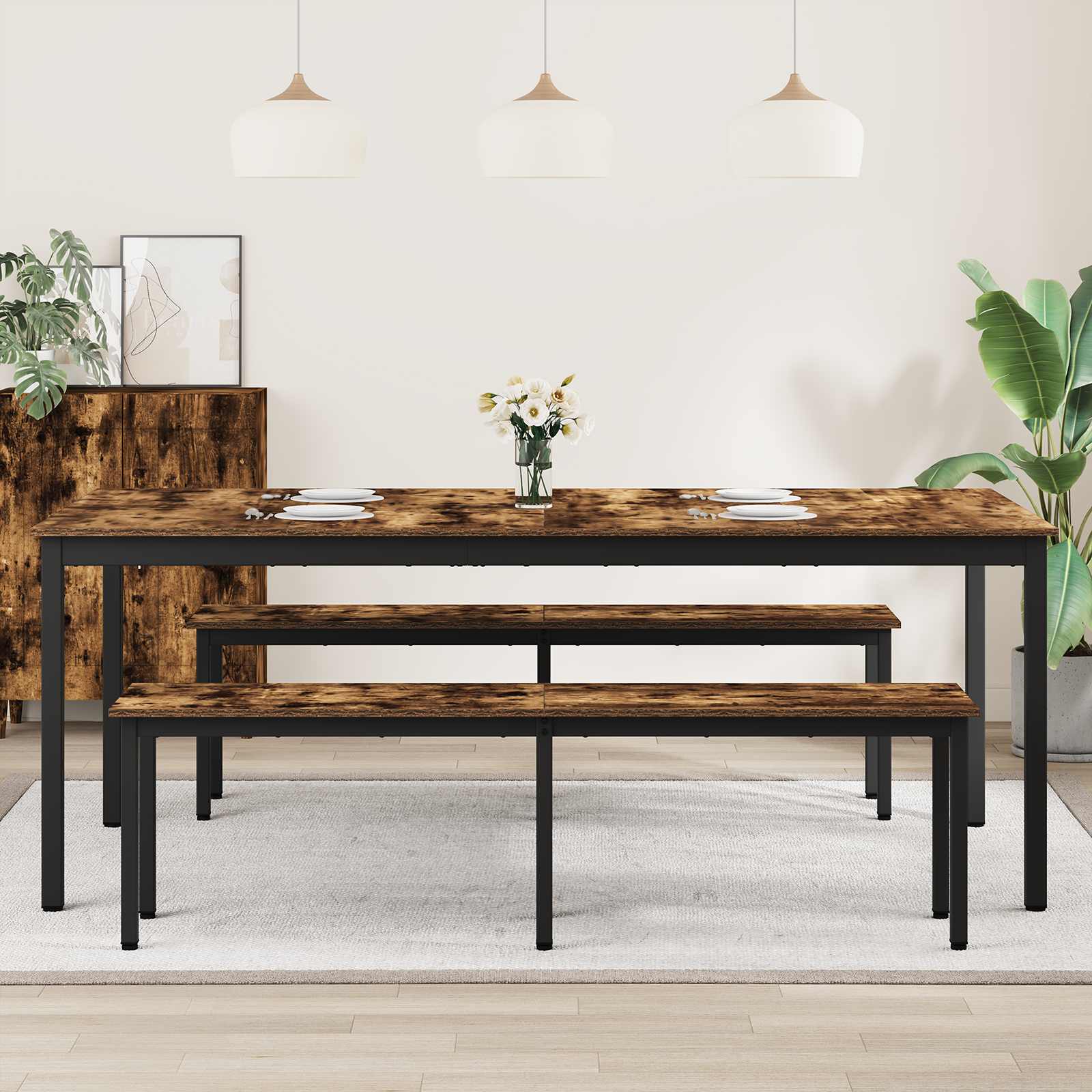 Table de salle à manger / Table de repas 200 x 100 x 75 cm