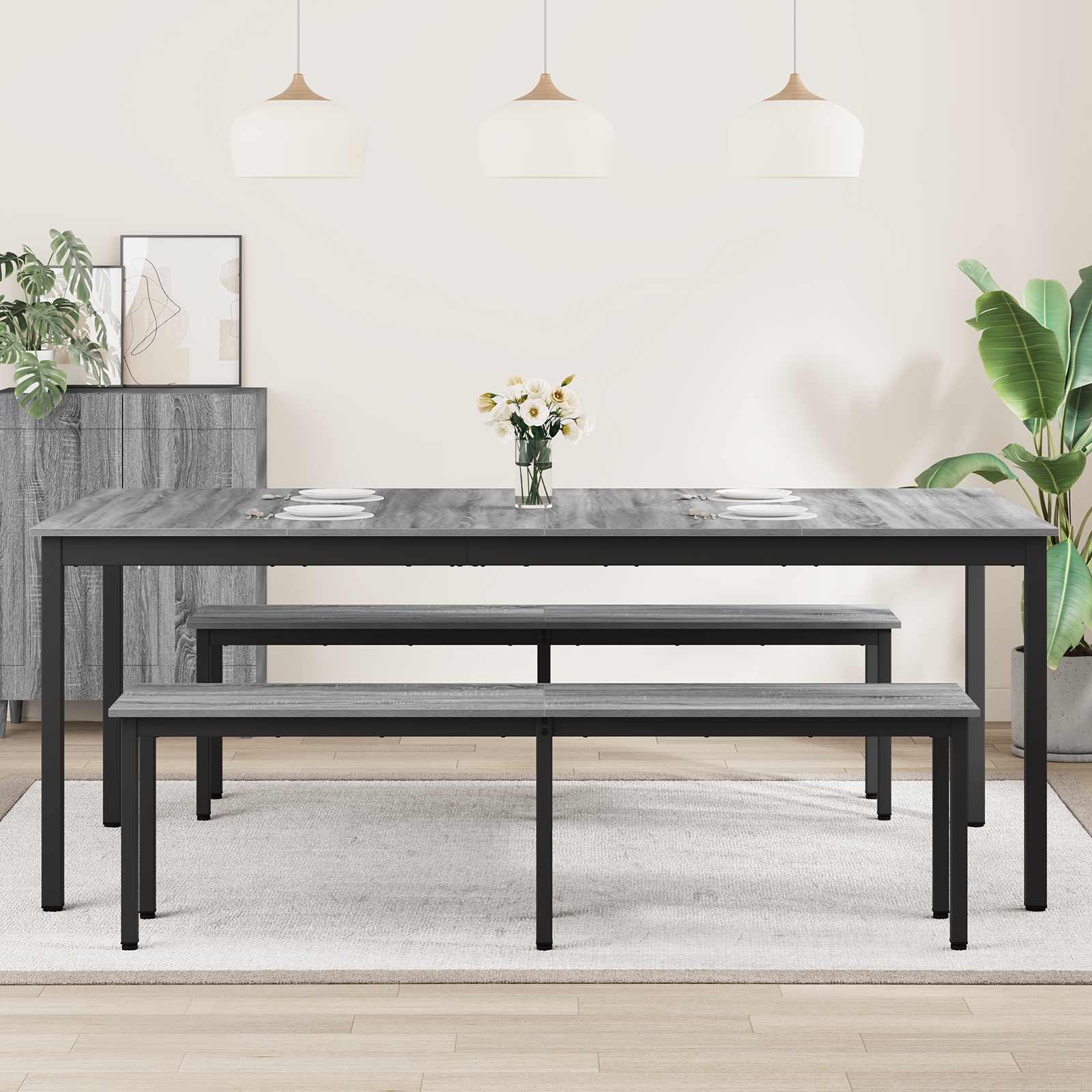 Table de salle à manger / Table de repas 200 x 100 x 75 cm