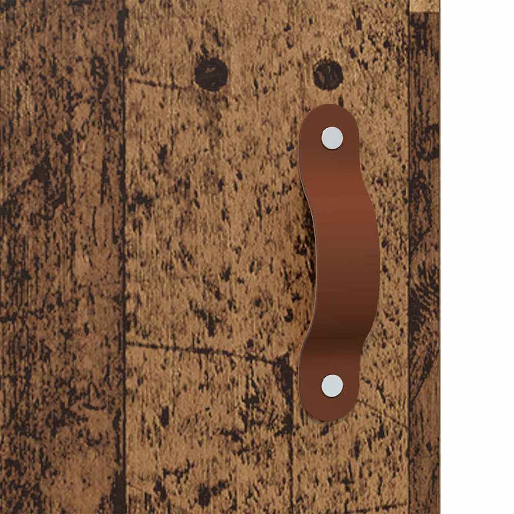 Meuble mural Montage mural 2 pcs Bois ancien 69,5 x 34 x 90 cm - XIOS