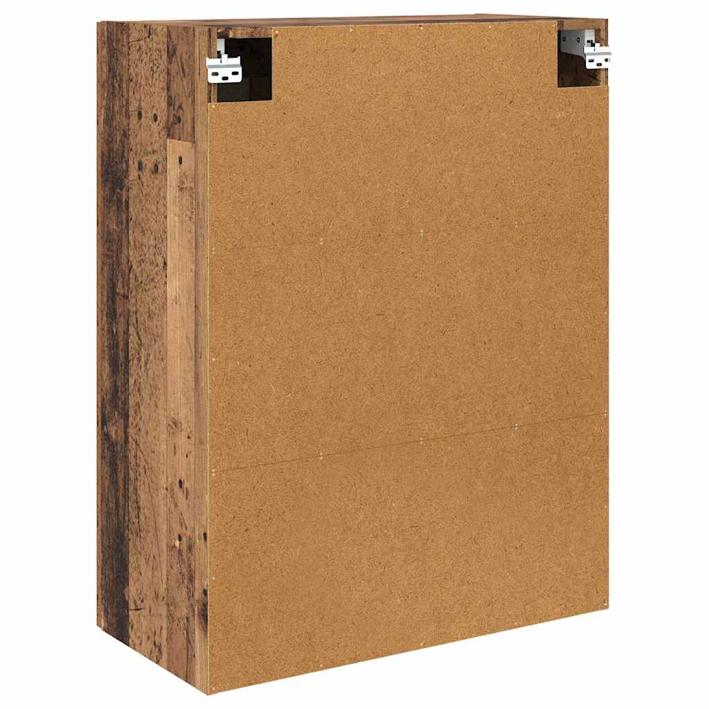 Meuble mural Montage mural 2 pcs Bois ancien 69,5 x 34 x 90 cm - XIOS