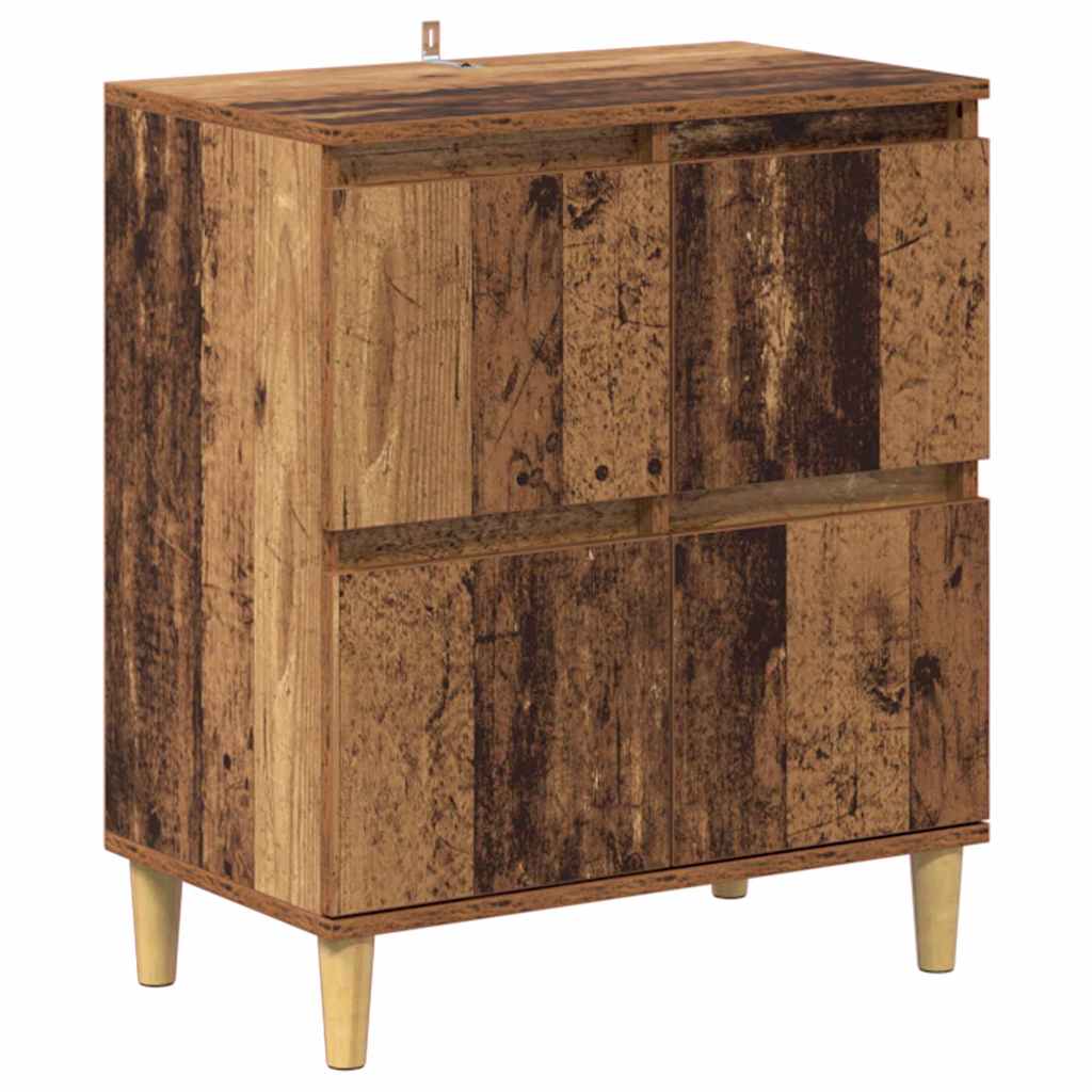 Buffets 3 pcs Bois Ancien 60 x 35 x 70 cm Bois d'ingénierie - XIOS