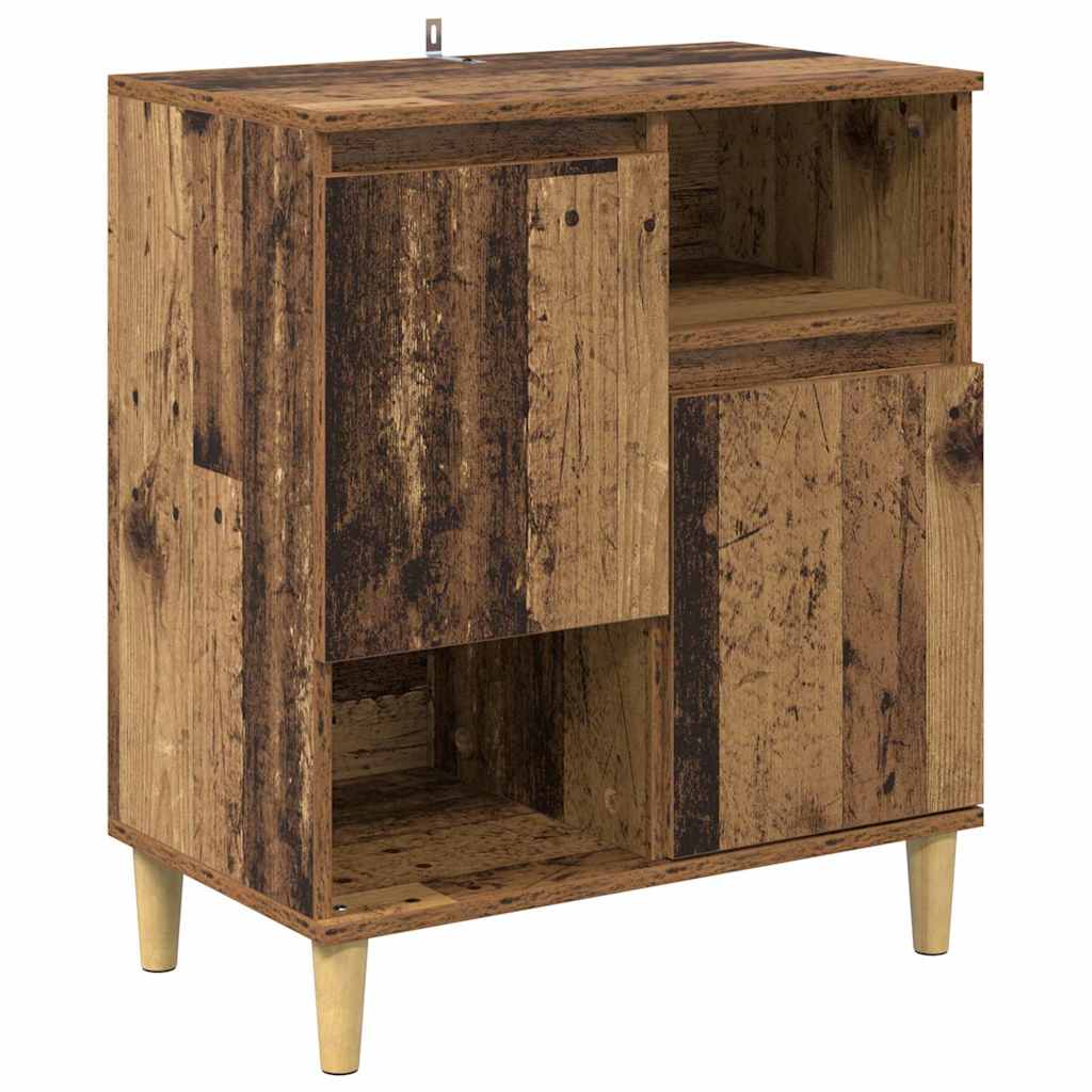 Buffets 3 pc Bois Ancien 60 x 35 x 70 cm Bois d'ingénierie