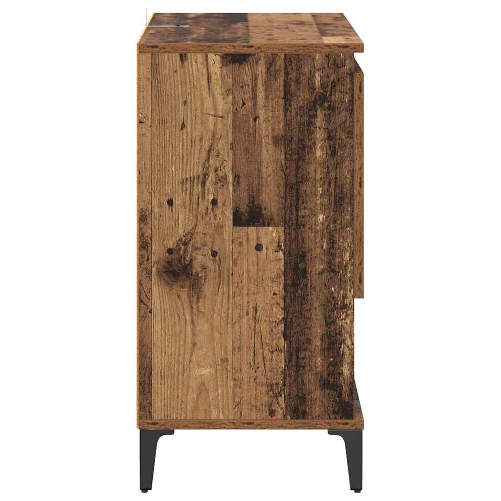 Buffets 3 pcs Bois Ancien 60 x 35 x 70 cm Bois d'ingénierie - XIOS