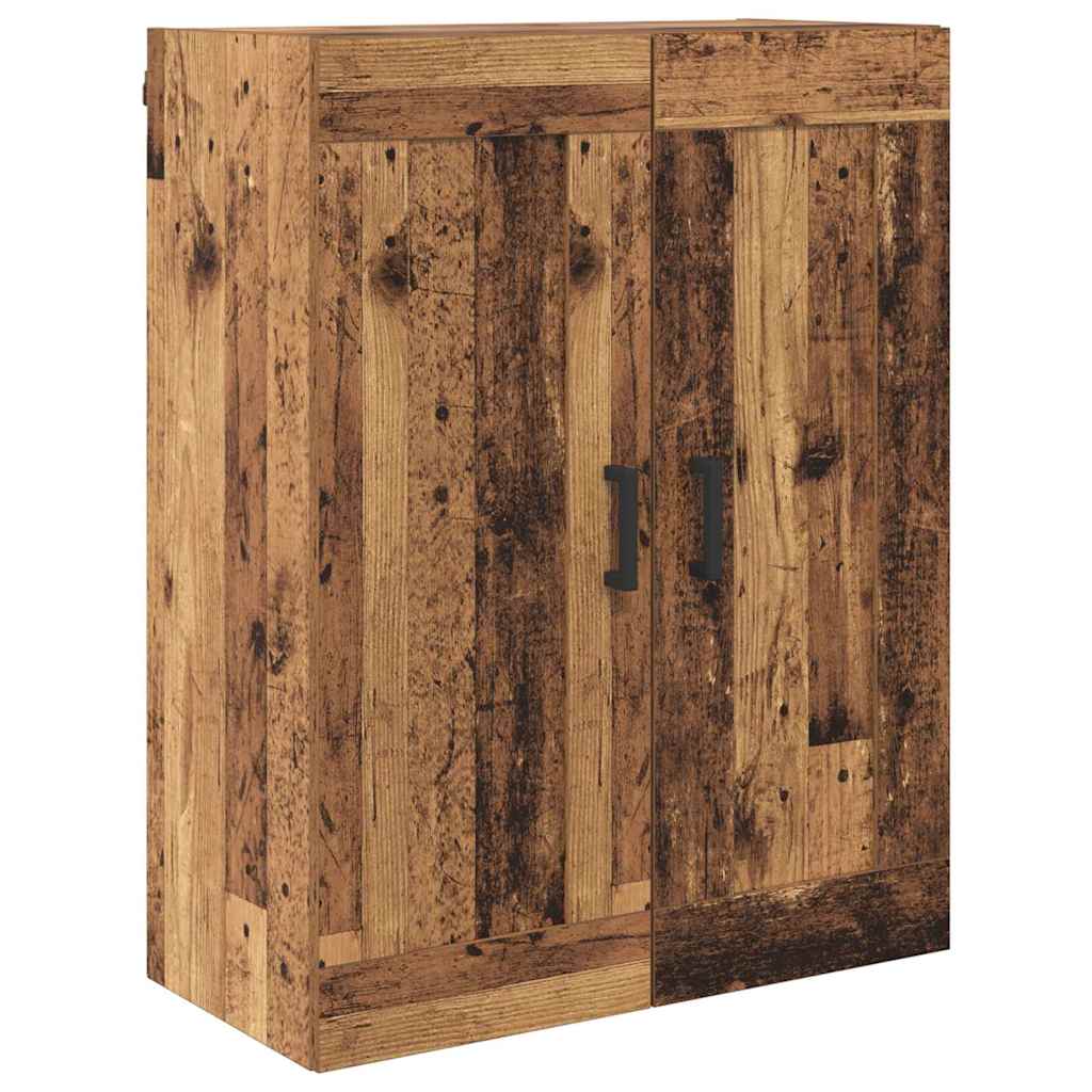 Meuble mural Montage mural 2 pcs Bois ancien 69,5 x 34 x 90 cm - XIOS