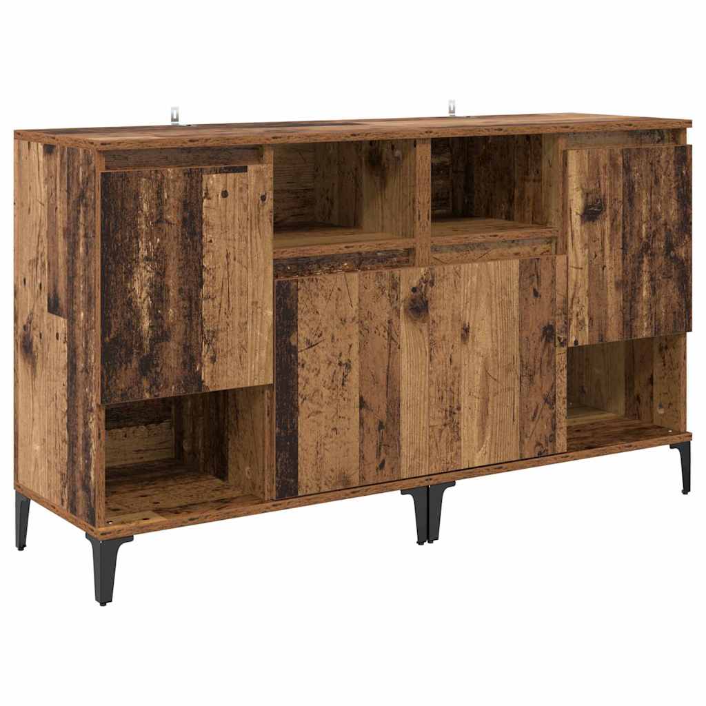 Buffets 2 pcs Bois Ancien 60 x 35 x 70 cm Bois d'ingénierie - XIOS