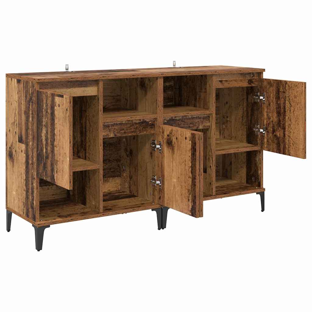 Buffets 2 pcs Bois Ancien 60 x 35 x 70 cm Bois d'ingénierie - XIOS