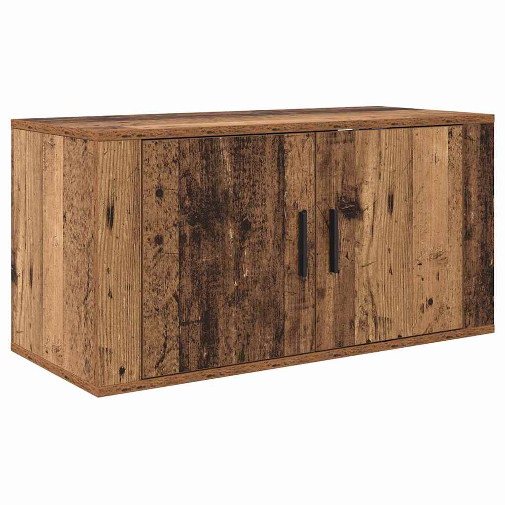 Ensemble de meuble TV mural 2 pcs Bois Ancien 80 x 34,5 x 40 cm - XIOS
