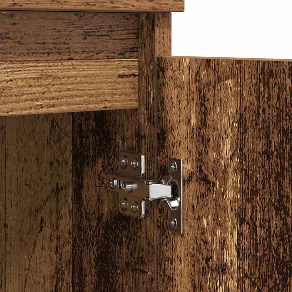 Buffets 2 pcs Bois Ancien 60 x 35 x 70 cm Bois d'ingénierie - XIOS