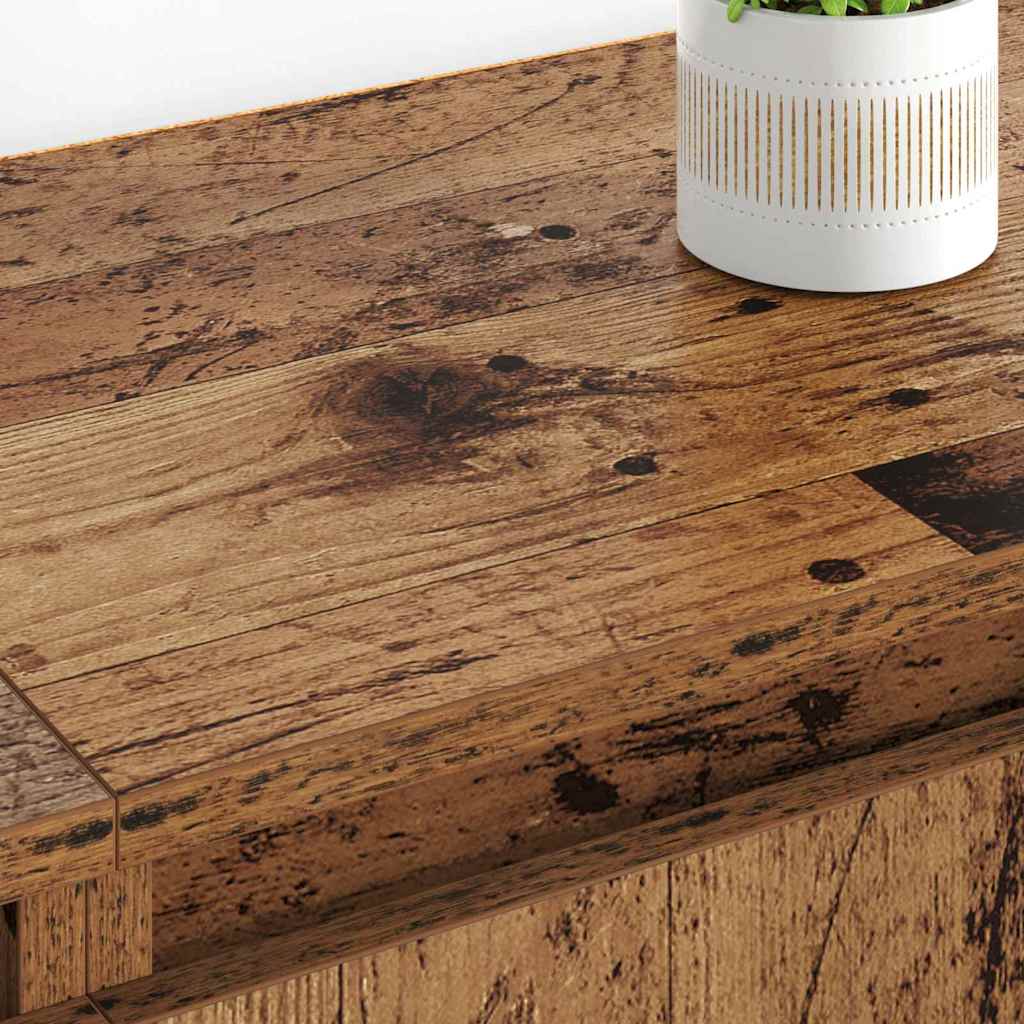 Buffets 2 pcs Bois Ancien 60 x 35 x 70 cm Bois d'ingénierie - XIOS