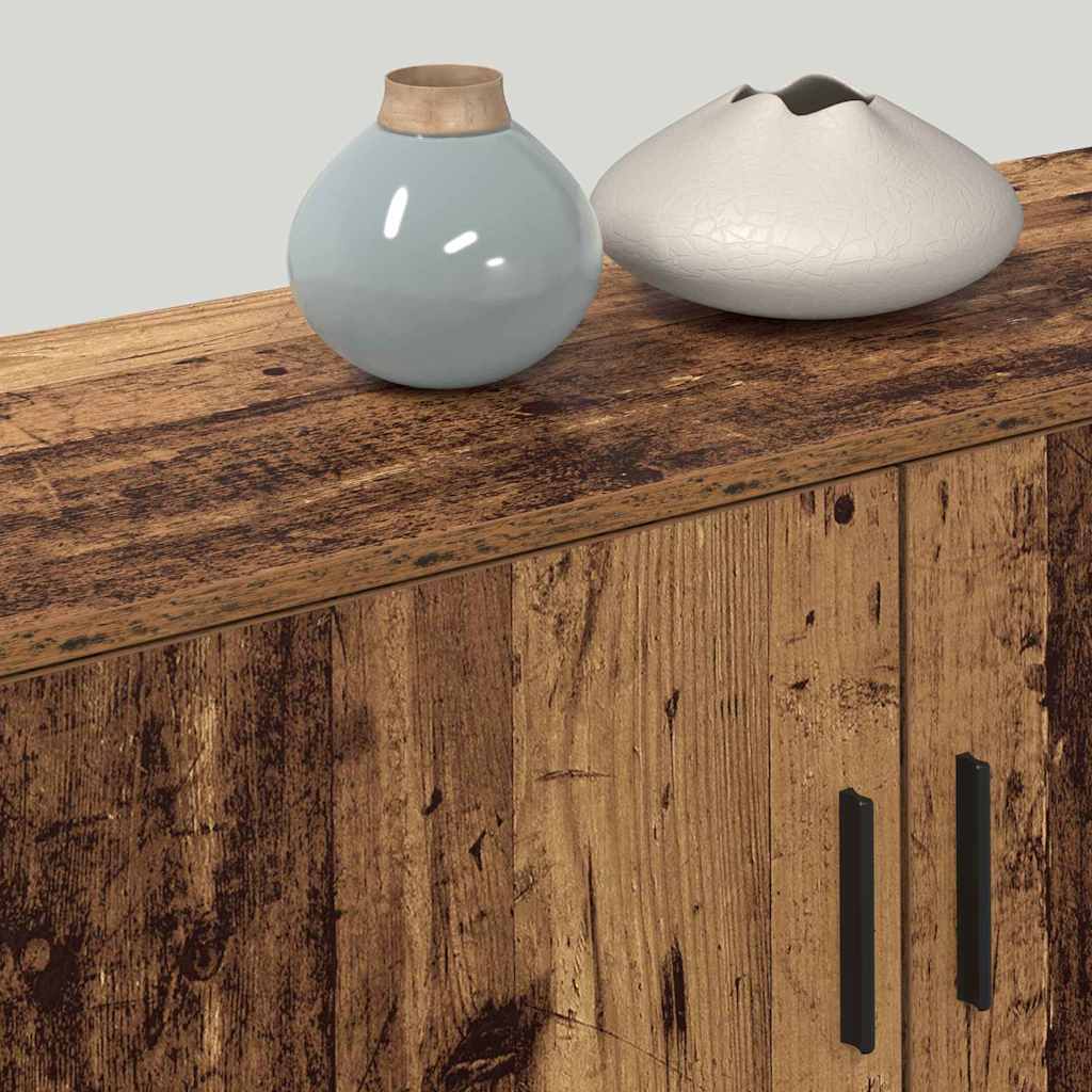 Ensemble de meuble TV mural Montage mural 2 pcs Bois Ancien - XIOS