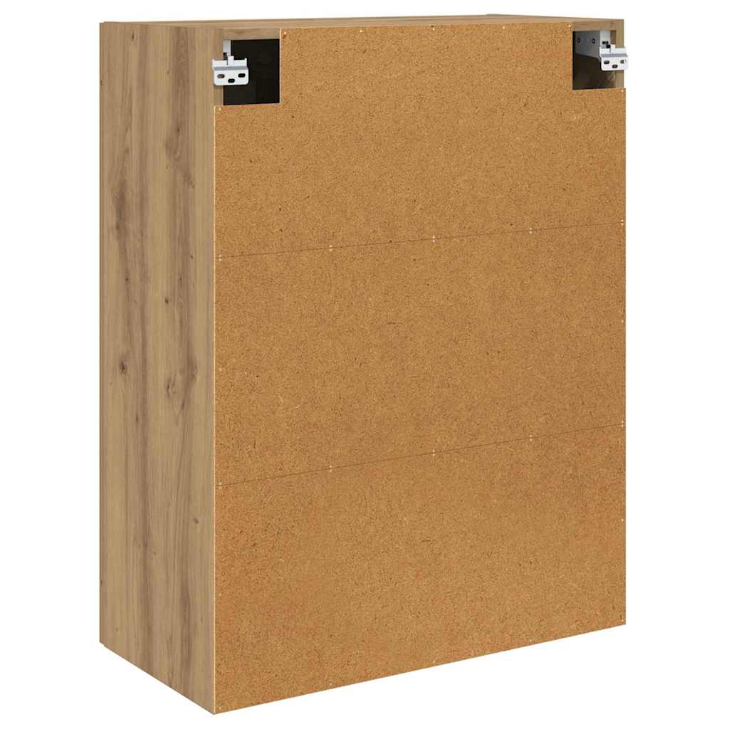 Meuble mural 2 pcs Chêne artisanal 69,5 x 34 x 90 cm - XIOS