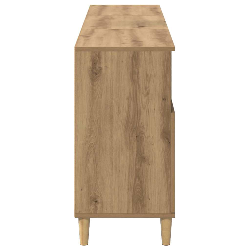 Buffets 3 pc Chêne artisanal 60 x 35 x 70 cm Bois d'ingénierie