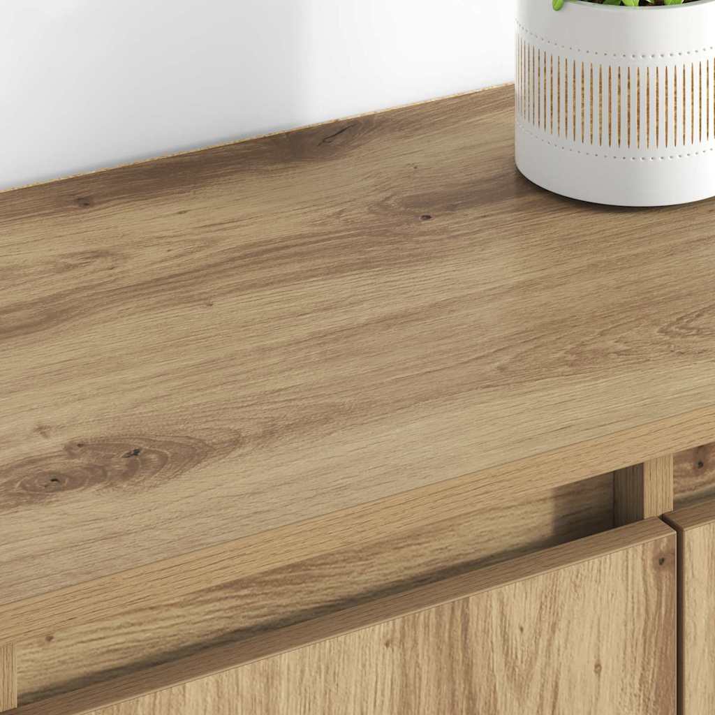 Buffets 2 pcs Chêne artisanal 60 x 35 x 70 cm Bois d'ingénierie - XIOS