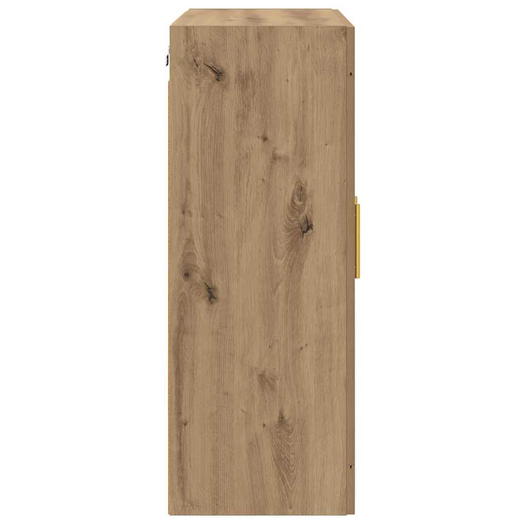 Meuble mural 2 pcs Chêne artisanal 69,5 x 34 x 90 cm - XIOS