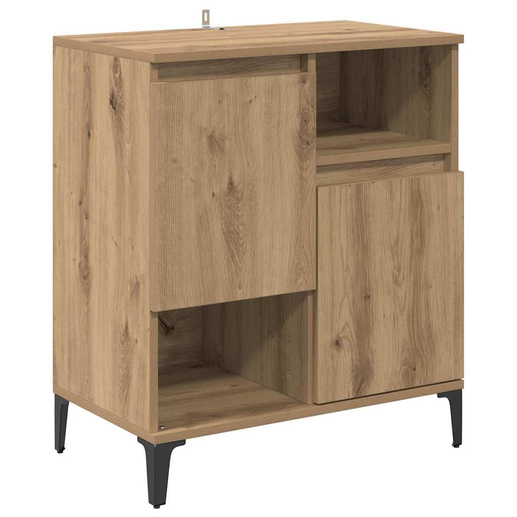 Buffets 3 pc Chêne artisanal 60 x 35 x 70 cm Bois d'ingénierie