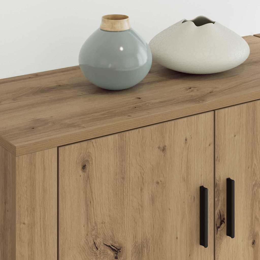 Ensemble de meuble TV mural Montage mural 2 pcs Chêne artisanal - XIOS