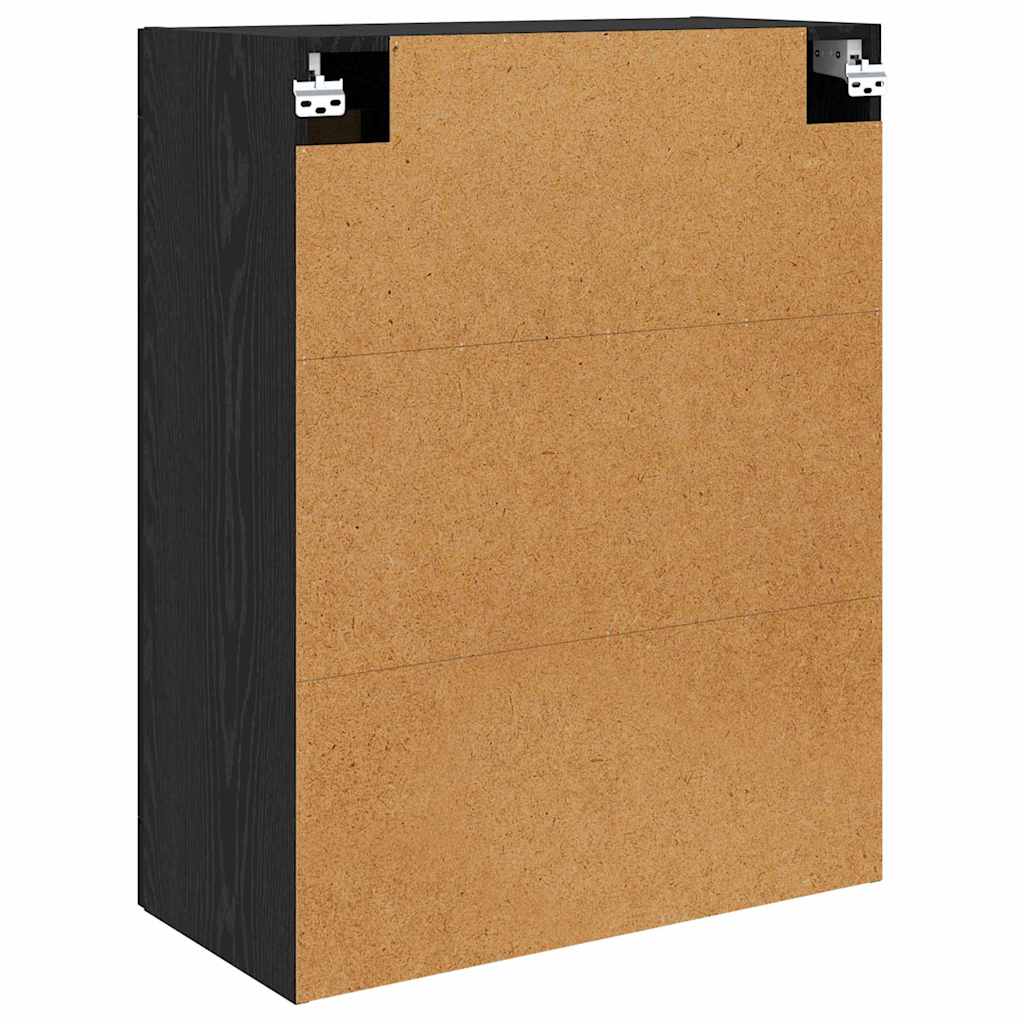 Meuble mural Montage mural 2 pcs Chêne noir 69,5 x 34 x 90 cm - XIOS