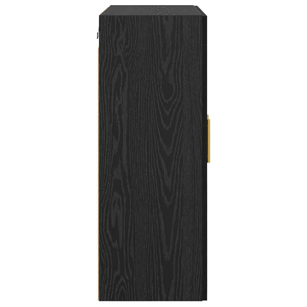 Meuble mural Montage mural 2 pcs Chêne noir 69,5 x 34 x 90 cm - XIOS