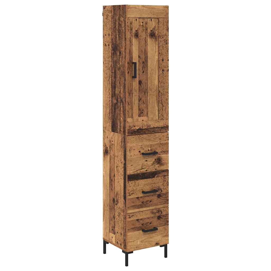 Haut Armoire Bois Ancien 34,5 x 34 x 180 cm Bois d'ingénierie - XIOS