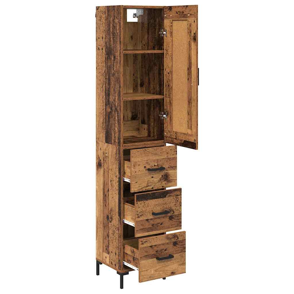 Haut Armoire Bois Ancien 34,5 x 34 x 180 cm Bois d'ingénierie - XIOS