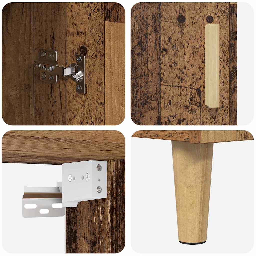 Haut Armoire Bois Ancien 69,5 x 32,5 x 180 cm Bois d'ingénierie - XIOS