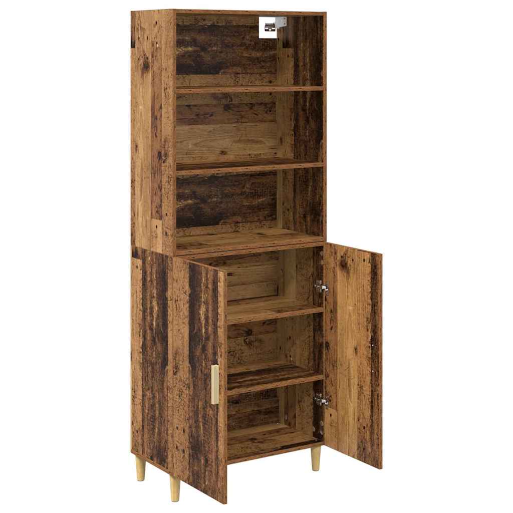 Haut Armoire Bois Ancien 69,5 x 32,5 x 180 cm Bois d'ingénierie - XIOS