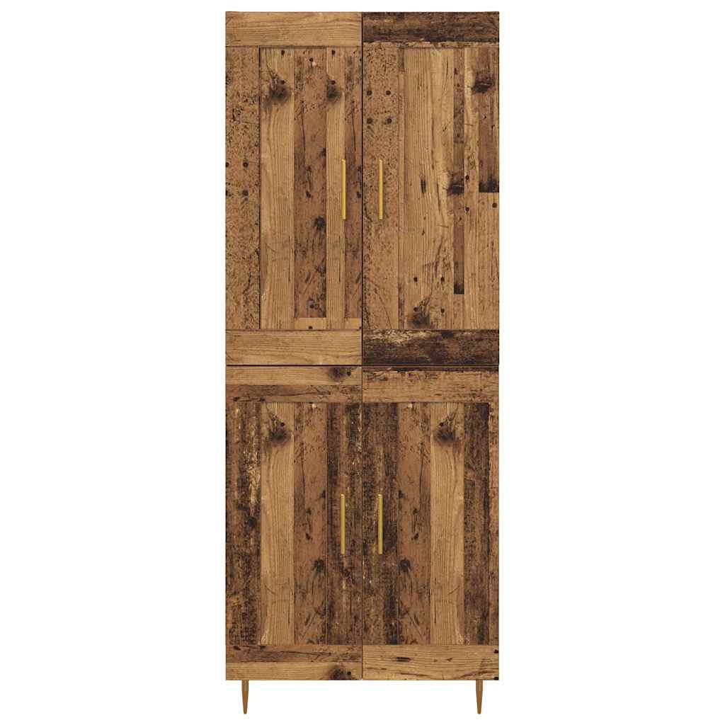 Haut Armoire Bois Ancien 69,5 x 34 x 180 cm Bois d'ingénierie - XIOS