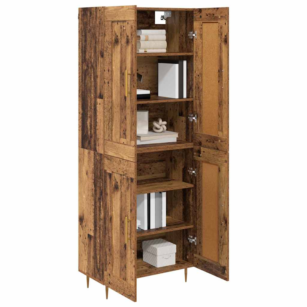 Haut Armoire Bois Ancien 69,5 x 34 x 180 cm Bois d'ingénierie - XIOS