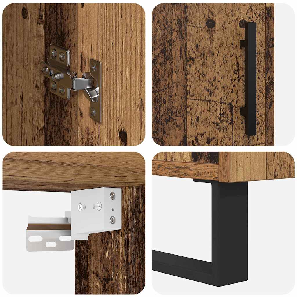 Haut Armoire Bois Ancien 34,5 x 34 x 180 cm Bois d'ingénierie - XIOS