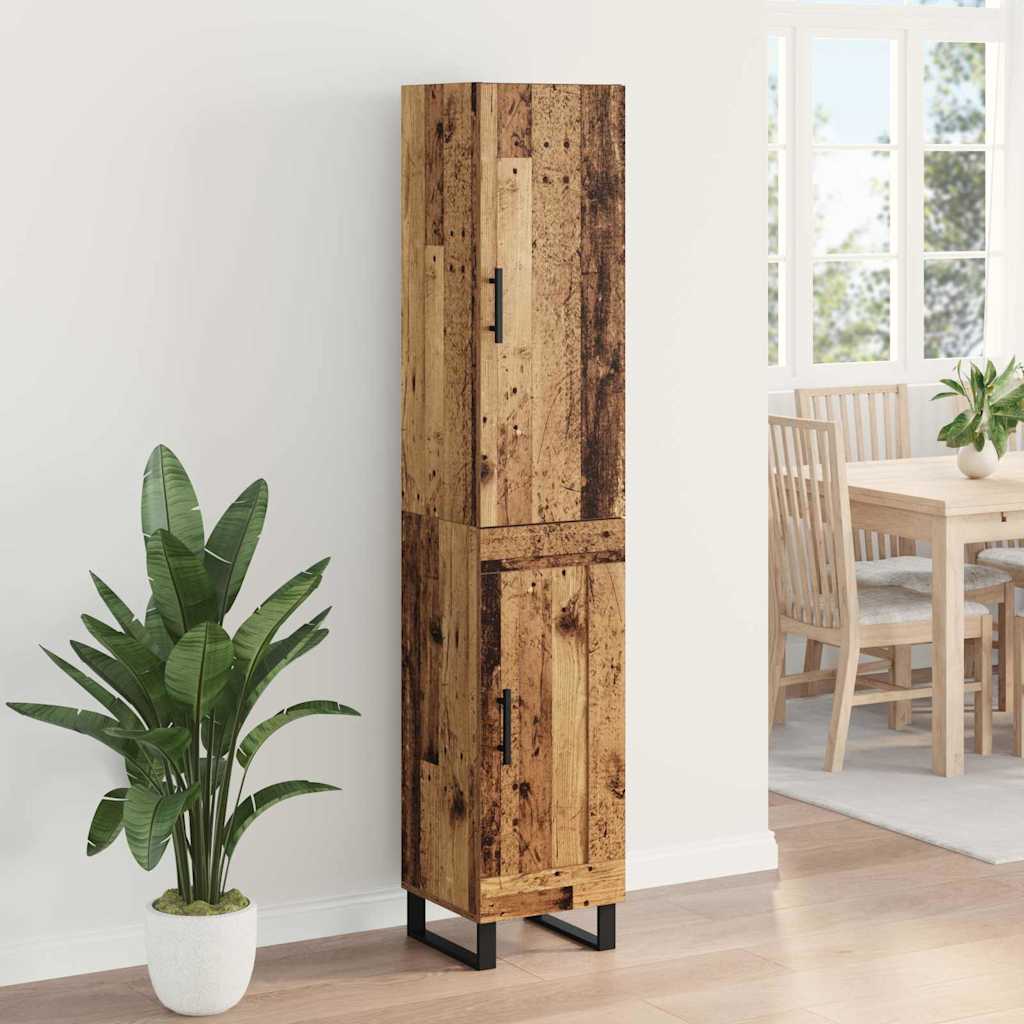 Haut Armoire Bois Ancien 34,5 x 34 x 180 cm Bois d'ingénierie - XIOS
