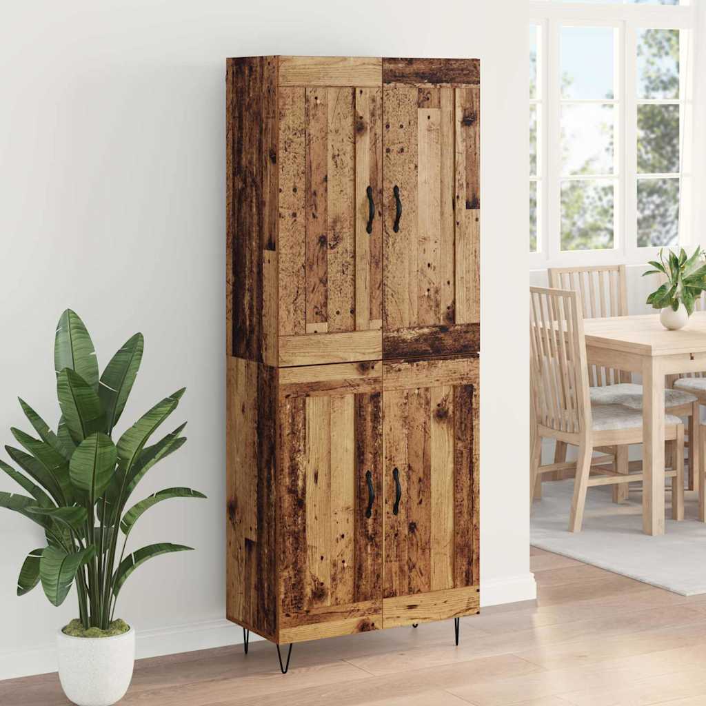Haut Armoire Bois Ancien 69,5 x 34 x 180 cm Bois d'ingénierie - XIOS