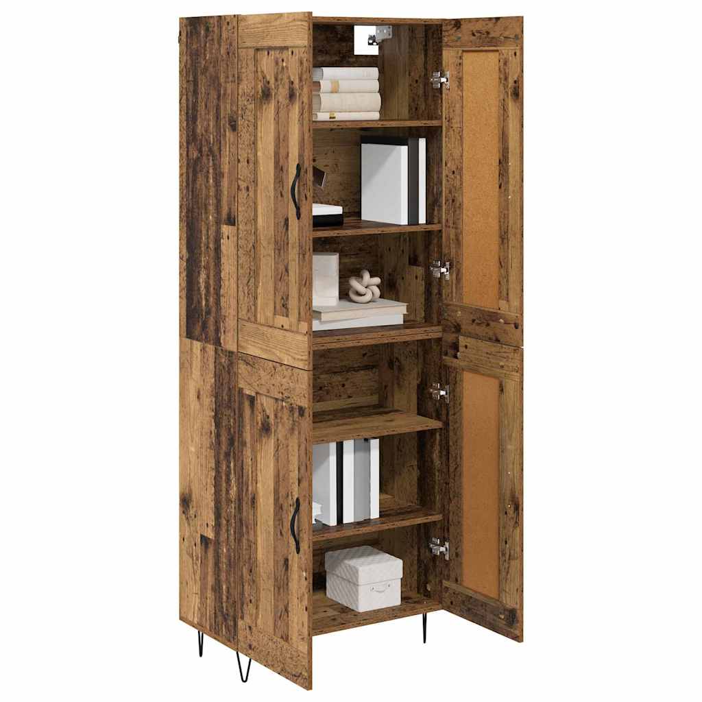 Haut Armoire Bois Ancien 69,5 x 34 x 180 cm Bois d'ingénierie - XIOS