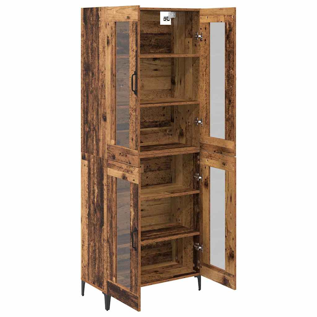 Haut Armoire Bois Ancien 69,5 x 34 x 180 cm Bois d'ingénierie - XIOS