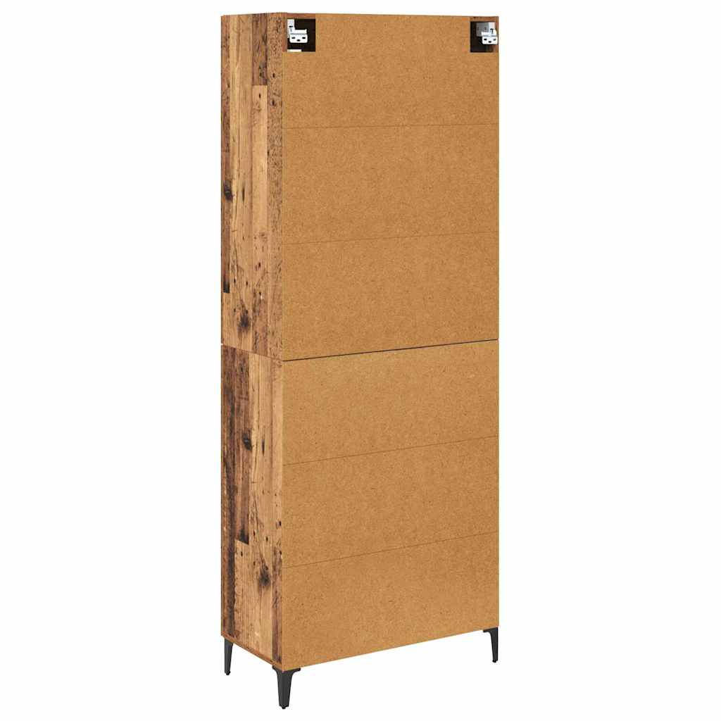 Haut Armoire Bois Ancien 69,5 x 34 x 180 cm Bois d'ingénierie - XIOS