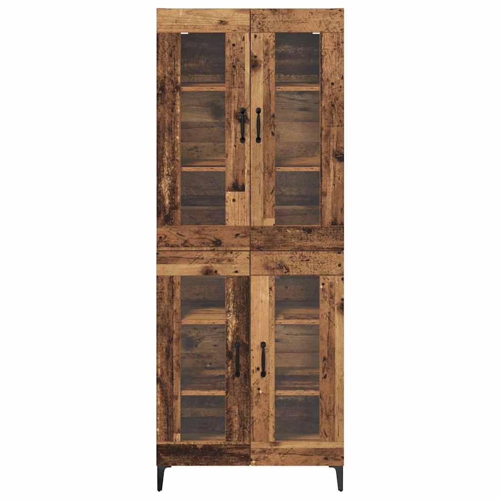 Haut Armoire Bois Ancien 69,5 x 34 x 180 cm Bois d'ingénierie - XIOS