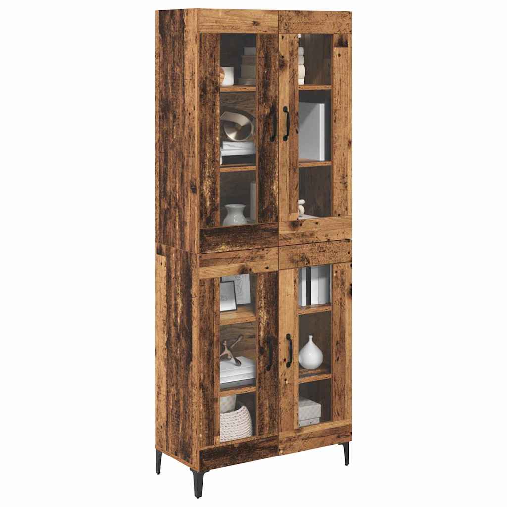 Haut Armoire Bois Ancien 69,5 x 34 x 180 cm Bois d'ingénierie - XIOS